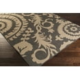 thumbnail image 1 of BoutiqueRugs Loughton Traditional, Transitional Area Rug - Outdoor Safe - Black, Dark Red - 7'3" Square, 1 of 11