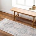thumbnail image 1 of BoutiqueRugs Luca Traditional Runner Rug - Machine Washable - White, Blush, Gray - 2'6" x 8' Runner, 1 of 8