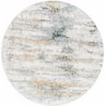 thumbnail image 1 of BoutiqueRugs Lurnea Contemporary Area Rug - Medium Gray, Mustard, Light Blue - 6'7" Round, 1 of 19