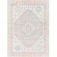 thumbnail image 1 of BoutiqueRugs Maha Traditional Area Rug - Machine Washable - Ivory, Plum, Medium Gray - 6'7" x 9', 1 of 11