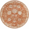 thumbnail image 1 of BoutiqueRugs Manawan Traditional Area Rug - Rust, Olive, Denim - 5'3" Round, 1 of 15