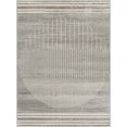 thumbnail image 1 of BoutiqueRugs Massachusetts Gray and Beige Modern Abstract Geometric Area Rug - Minimalist Contemporary Striped Carpet for Living Room, Bedroom - Light Gray, Cream - 8'11" x 12'4" (9x12), 1 of 11