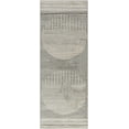 thumbnail image 1 of BoutiqueRugs Massachusetts Contemporary Runner Rug - Gray, Light Slate, Cream - 2'7" x 7'3" Runner, 1 of 10