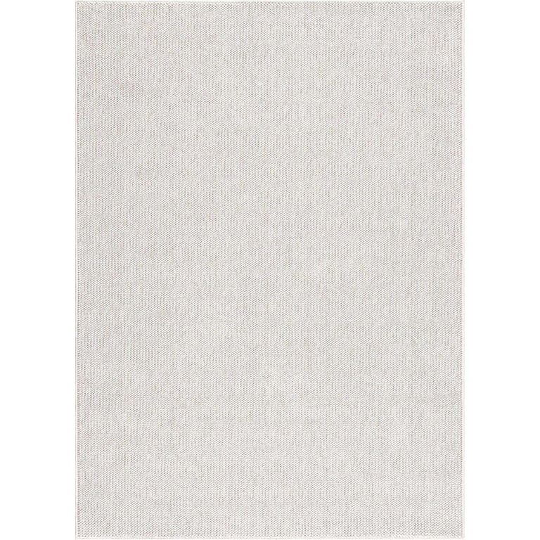 BoutiqueRugs Mayes Farmhouse Area Rug - Ivory, Cream - 6'7