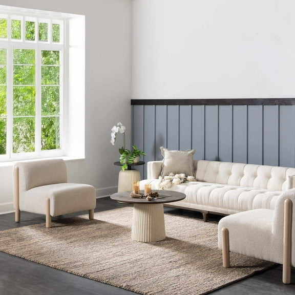 BoutiqueRugs Merel Contemporary Area Rug - Nutmeg - 18" x 18" Sample