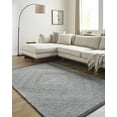 thumbnail image 1 of BoutiqueRugs Meryn Contemporary Area Rug - Cream, Black - 18" x 18" Sample, 1 of 7