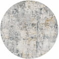 thumbnail image 1 of Boutique Rugs Midfield Contemporary Area Rug - Pale Blue, Navy, Tan - 6'7" Round, 1 of 11