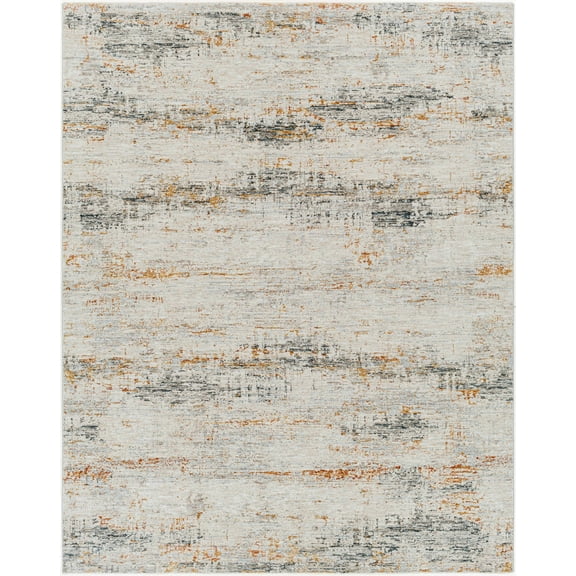 BoutiqueRugs Midhurst Contemporary Area Rug - Teal, Medium Gray, Rust - 2'7" x 3'11"