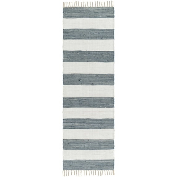 Boutique Rugs Moby Farmhouse Runner Rug - Arctic Stone, Dark Gray, Pewter - 2'6" x 8' Runner