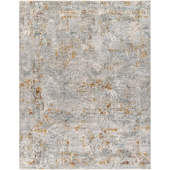 BoutiqueRugs Moke Contemporary Area Rug - Natural Gray, Clay, Gray - 2' x 2'11"