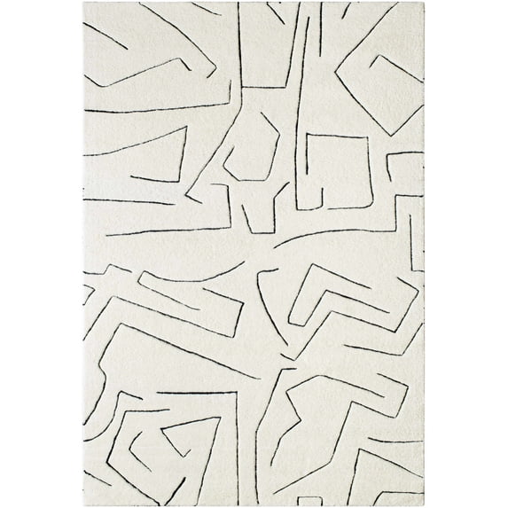 BoutiqueRugs Mony Farmhouse Area Rug - Rose Cream - 5' x 7'6"