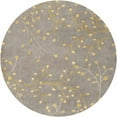thumbnail image 1 of BoutiqueRugs Moon Traditional, Transitional Area Rug - Charcoal, Taupe, Mustard - 6' Round, 1 of 14