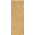 thumbnail image 1 of BoutiqueRugs Mustard Collection Faina Modern Minimalist Solid Color Shag Runner Rug - Plush Pile Super Soft Carpet for Hallway - Machine Washable - Mustard, Dark Yellow, Gold - 2'7" x 7'3" Runner, 1 of 16