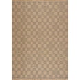 thumbnail image 1 of BoutiqueRugs Nairi Modern Checkered Jute Area Rug - Machine Washable - Beige, Tan, Brown, Gray - 6'6" x 9' (6x9 Area Rug), 1 of 10