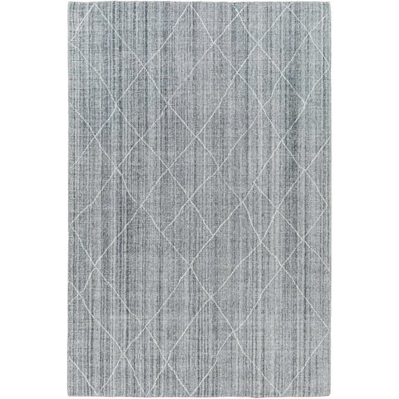 BoutiqueRugs Nari Bohemian, Transitional Area Rug - Silver, Ink, Smoke - 2' x 3'