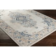 thumbnail image 1 of BoutiqueRugs Neepawa Bohemian, Transitional Area Rug - Outdoor Safe - Medium Gray, Aqua, Navy - 5'3" x 7', 1 of 6