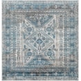 thumbnail image 1 of BoutiqueRugs Nisula Traditional Area Rug - Light Gray, Charcoal, Blue - 5'3" Square, 1 of 15