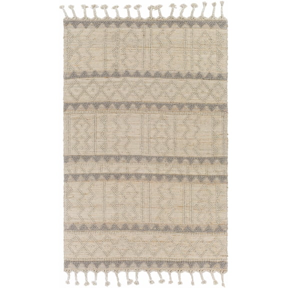 BoutiqueRugs Okurcalar Bohemian, Transitional Area Rug - Tan, Gray - 2' x 3'