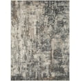 thumbnail image 1 of BoutiqueRugs Opunake Contemporary Area Rug - Charcoal, Dark Red, Tan - 6'7" x 9', 1 of 8