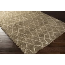 BoutiqueRugs Otley Shags Area Rug - Ivory, Taupe - 2' x 3'