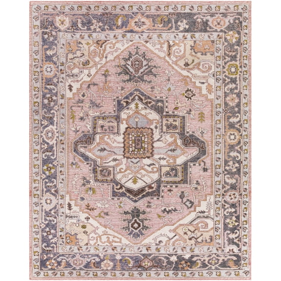 BoutiqueRugs Paiisa Traditional Area Rug - Outdoor Safe - Brick Red, Dark Red, Charcoal - 2' x 3'