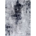 thumbnail image 1 of BoutiqueRugs Passi Contemporary Area Rug - Denim, Medium Gray, Burgundy - 5'3" x 7'3", 1 of 6