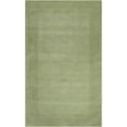 thumbnail image 1 of BoutiqueRugs Peyton Boho Hand Tufted Wool Natural Fiber Soft Area Rug - Farmhouse Minimalist Geometric Bordered Solid Color Carpet - Light Green, Olive, Sage - 3'3" x 5'3", 1 of 15