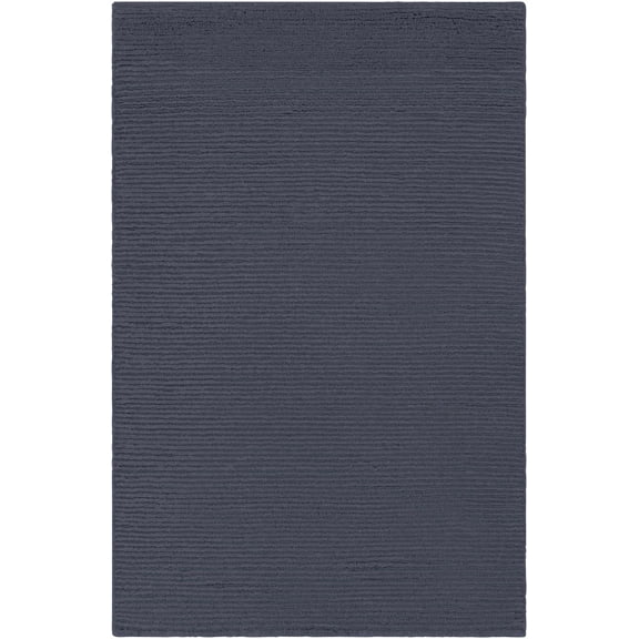 BoutiqueRugs Philipsburg Solid & Striped Area Rug - Navy - 2' x 3'
