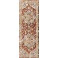 thumbnail image 1 of Boutique Rugs Powassan Traditional Runner Rug - Rust, Teal, Olive - 2'7" x 7'3" Runner, 1 of 9