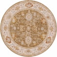 thumbnail image 1 of BoutiqueRugs Rangeville Traditional Area Rug - Cream, Mustard, Red - 6'7" Round, 1 of 16