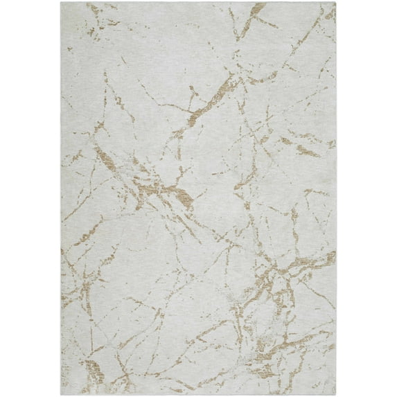 BoutiqueRugs Rasia Contemporary Area Rug - Light Silver, Silver Gray - 9'4" x 13'1"
