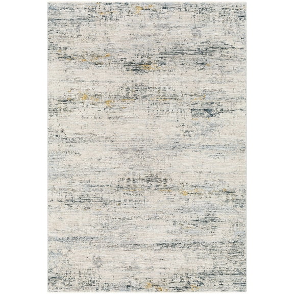 Boutique Rugs Rendlesham Contemporary Area Rug - Teal, Medium Gray, Mustard - 10' x 13'11"