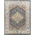 thumbnail image 1 of BoutiqueRugs Ridley Traditional Area Rug - Navy, Ice Blue, Cream - 6'7" x 9', 1 of 6