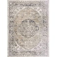 thumbnail image 1 of BoutiqueRugs Rudo Farmhouse Area Rug - Machine Washable - Light Brown, Dark Purple, Gray - 9'2" x 12', 1 of 19