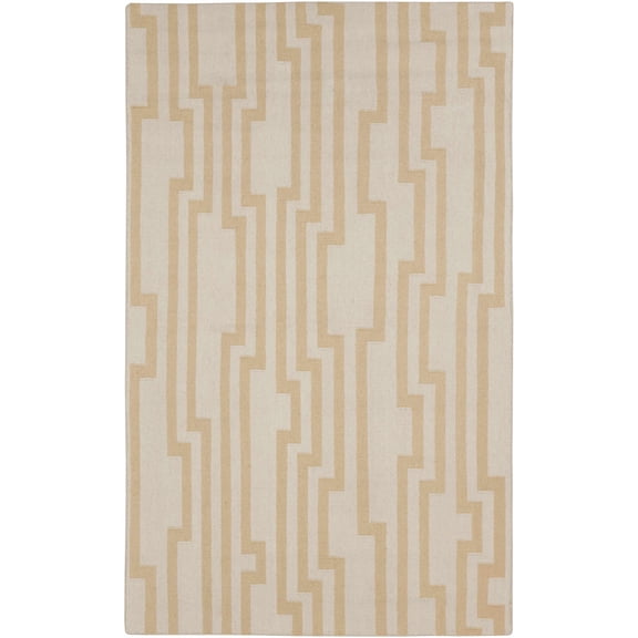 BoutiqueRugs Rushden Contemporary Area Rug - Tan, Medium Gray - 2' x 3'