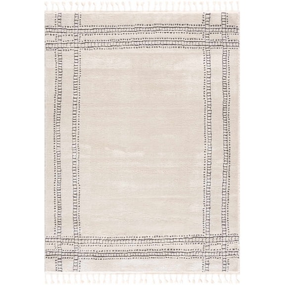 Boutique Rugs Ryuu Farmhouse Area Rug - Bone, Gray - 2' x 3'