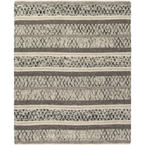 BoutiqueRugs Scotrun Bohemian, Transitional Area Rug - Charcoal, Black, Gray - 5' x 7'6"