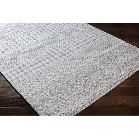 BoutiqueRugs Seafield Bohemian, Transitional Area Rug - Slate Blue, Off White, Teal - 8' x 10'