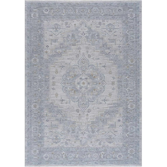 BoutiqueRugs Semaphore Traditional Area Rug - Light Gray, Gray, Medium Gray - 12' x 15'