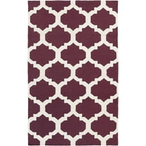 BoutiqueRugs Shotton Transitional Area Rug - Dark Purple, Ivory - 2' x 3'