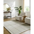 thumbnail image 1 of BoutiqueRugs Siarl Contemporary Area Rug - Beige - 18" x 18" Sample, 1 of 7