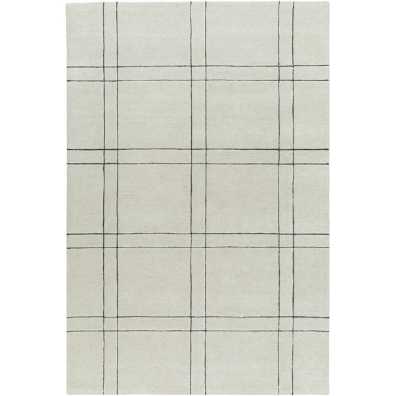 BoutiqueRugs Sixto Contemporary Area Rug - Beige, Black - 2' x 3'