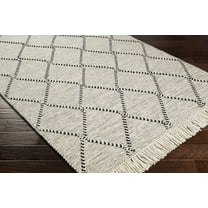 Boutique Rugs Siyabuswa Bohemian, Transitional Runner Rug - Black, Cream - 2'6" x 8' Runner