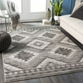 thumbnail image 1 of BoutiqueRugs Spade Traditional Area Rug - Black, LightSlate, White - 18" x 18" Sample, 1 of 7