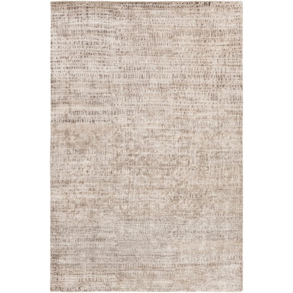 BoutiqueRugs Stanley Contemporary Area Rug - Dark Brown, Taupe - 6' x 9'