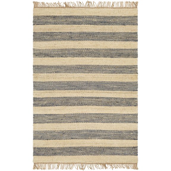 BoutiqueRugs Stapleford Traditional, Transitional Area Rug - Navy, Cream, Tan - 5' x 7'6"