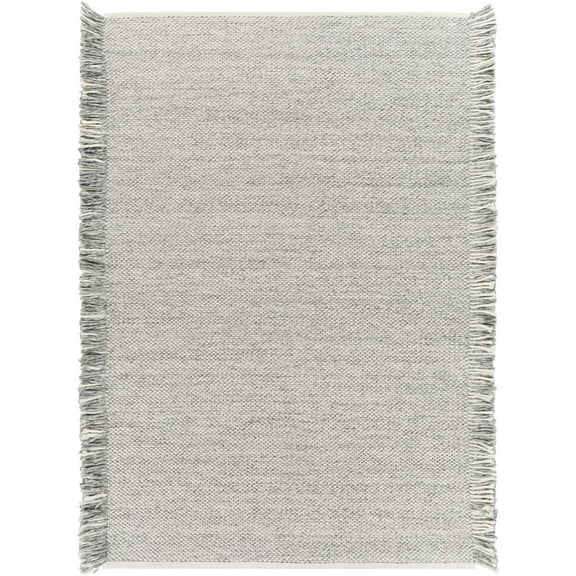 BoutiqueRugs Stenhousemuir Contemporary Area Rug - Light Slate, Medium Gray, Black - 2' x 3'