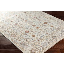 BoutiqueRugs Tambulig Traditional Area Rug - Tan, Peach, Gray - 18" x 18" Sample