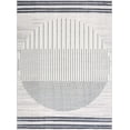 thumbnail image 1 of BoutiqueRugs Thad Contemporary Geometric Area Area Rug - Machine Washable - Medium Gray, Black, Gray - 2' x 3', 1 of 19