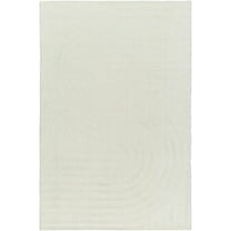 BoutiqueRugs Thema Contemporary Area Rug - Light Silver - 2' x 3'